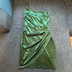 One shoulder mini dress